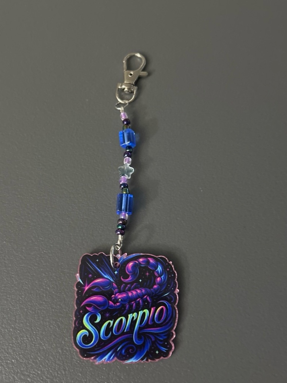 Scorpio ZodiacCharm Keychain